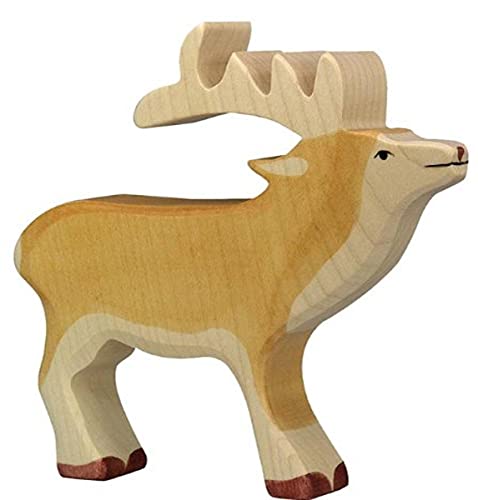 Holztiger Jeleń 80088 - Figurka drewniana - obrazek 1