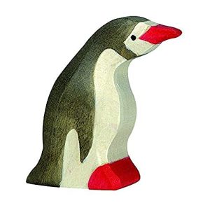 Figurka drewniana HOLZTIGER Pingwin mały z głową do przodu Figurka drewniana HOLZTIGER Pingwin mały z głową do przodu