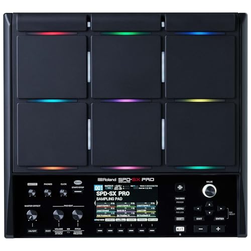 Roland SPD SX PRO Pad do Sampli, Flagowy Sampli dla Perkusistów i Innych Muzyków, 9 Powierzchni Gry, 8 Zewnętrznych Wejść Wyzwalających, Kolorowy Wyświetlacz - obrazek 1