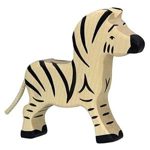 Figurka drewniana HOLZTIGER Mały zebra Malowany ręcznie Dla dzieci od 2 lat wzwyż Figurka drewniana HOLZTIGER Mały zebra Malowany ręcznie Dla dzieci od 2 lat wzwyż