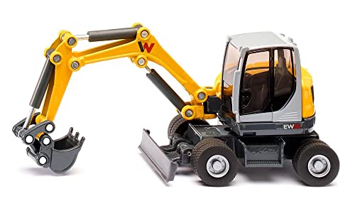 SIKU 3560 Super Other License Wacker Neuson EW65 Mobile excavator, yellow - obrazek 1