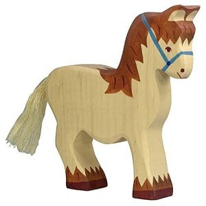 Holztiger 80038 figurka do zabawy koń pociągany Holztiger 80038 figurka do zabawy koń pociągany