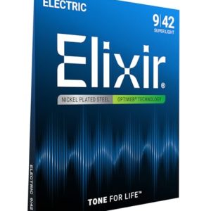 Elixir Optiweb 9 42 Struny do gitary elektrycznej Elixir Optiweb 9 42 Struny do gitary elektrycznej