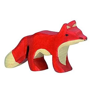 Holztiger 80096 Fox Figurka drewniana Mały lis Holztiger 80096 Fox Figurka drewniana Mały lis
