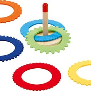 Hoopla z 6 filcowymi pierścieniami, gra edukacyjna, Goki Hoopla z 6 filcowymi pierścieniami, gra edukacyjna, Goki