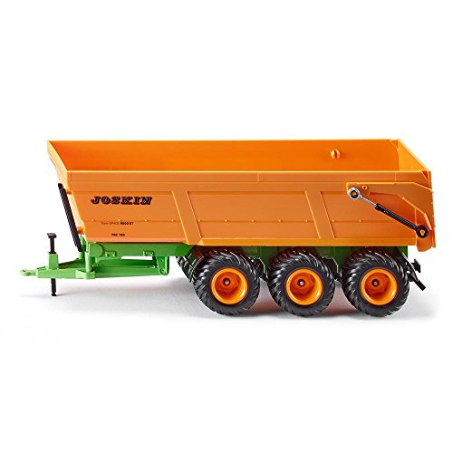 Siku 2892, Joskin Wywrotka trzyosiowa, 1:32, Metal/Tworzywo sztuczne, Pomarańczowa, Do łączenia z zabawkami w skali 1:32 - obrazek 1
