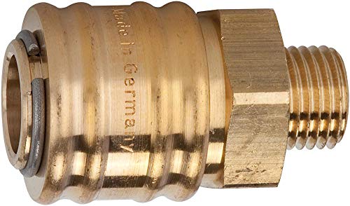 Szybkozłącze z mosiądzu, Ø 7,2mm, gwint zewnetrzny G 1/4" RIEGLER - obrazek 1