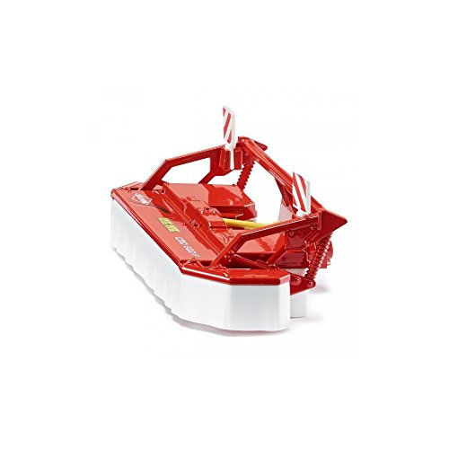 siku 2461, Kuhn front Mower, 1:32, Metal/Plastic, Red/White, Suitable for all 1:32 tractors with hitch - obrazek 1