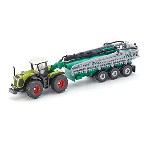 siku 1827, Claas Xerion with Vacuum Tanker, 1:87, Metal/Plastic, Green, Extendable drip hose boom siku 1827, Claas Xerion with Vacuum Tanker, 1:87, Metal/Plastic, Green, Extendable drip hose boom