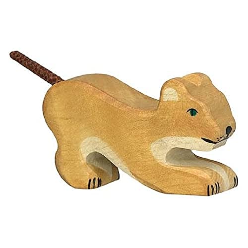 Holztiger 80142 - Figurka do zabawy Lew Mały - obrazek 1