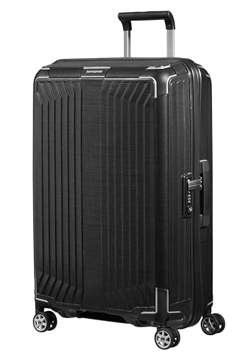 Samsonite Lite-Box średniej wielkości walizka z twardą skorupą klasy premium 69 cm, podróżna 4 kółkami, lekka, zamek TSA, 75 l 2,80 kg czarna Samsonite Lite-Box średniej wielkości walizka z twardą skorupą klasy premium 69 cm, podróżna 4 kółkami, lekka, zamek TSA, 75 l 2,80 kg czarna