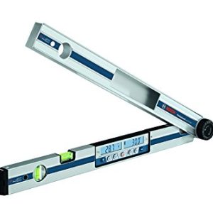 Bosch Professional Cyfrowy kątomierz i miernik nachylenia GAM 270 MFL (laserowa precyzja, obliczanie kątów cięcia, zakres pomiaru: 0270 stopni, długość ramion: 60 cm) Bosch Professional Cyfrowy kątomierz i miernik nachylenia GAM 270 MFL (laserowa precyzja, obliczanie kątów cięcia, zakres pomiaru: 0270 stopni, długość ramion: 60 cm)