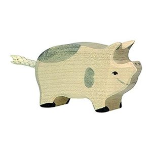 Holztiger 80070 figurka do zabawy prosiąt poplamiony Holztiger 80070 figurka do zabawy prosiąt poplamiony
