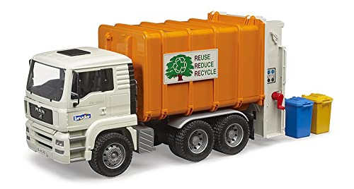 Bruder MAN TGA Śmieciarka z tylnym załadunkiem - 1:16 - BR-02772 - obrazek 1