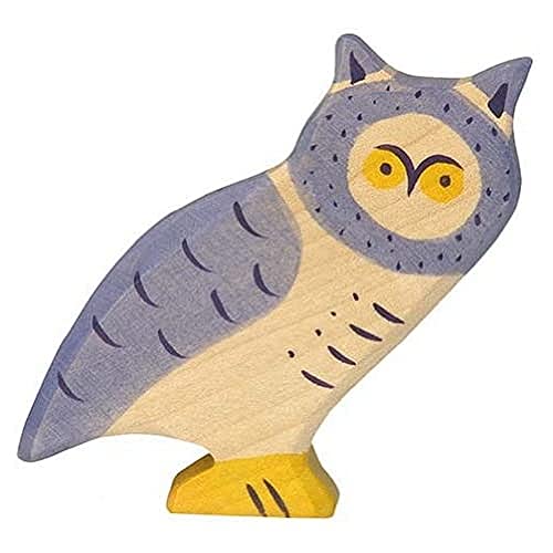 Holztiger Sowa zabawka figurka - obrazek 1