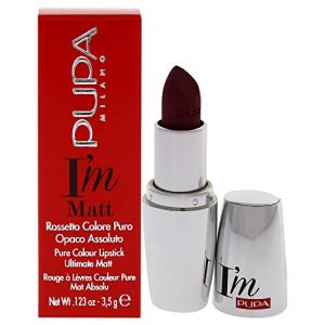 Pupa Milano I Am Matte Pure Color Szminka 032 Fancy Mauve dla kobiet 0,123 oz 1 sztuka Pupa Milano I Am Matte Pure Color Szminka 032 Fancy Mauve dla kobiet 0,123 oz 1 sztuka
