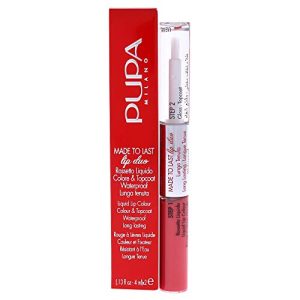 Pupa Milano, Made To Last Lip Duo, wodoodporna pomadka w płynie i błyszczyk 008, 8 ml Pupa Milano, Made To Last Lip Duo, wodoodporna pomadka w płynie i błyszczyk 008, 8 ml