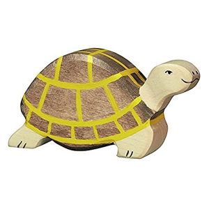 Holztiger Drewniana Figurka Żółwia – Brązowa Holztiger Drewniana Figurka Żółwia – Brązowa