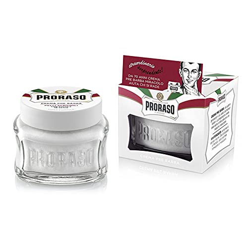Proraso, White, łagodzący krem przed goleniem, 100 ml - obrazek 1
