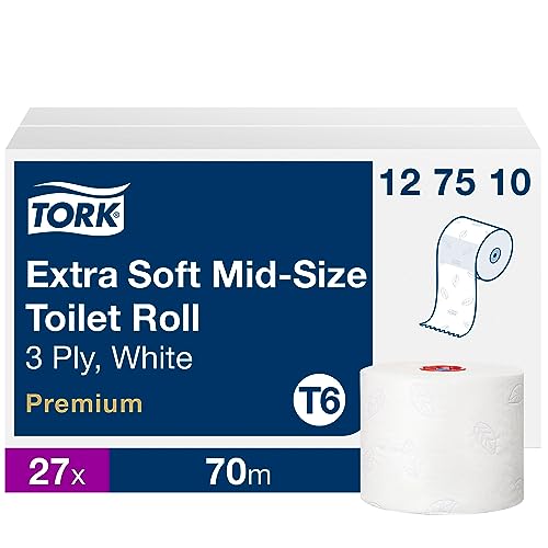 Tork Mid size miękki papier toaletowy, 3 warstwowy Tork Mid size miękki papier toaletowy, 3 warstwowy