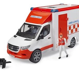 bruder 02676 Mercedes Benz Sprinter Ambulans zintegrowany moduł światła i dźwięku Nosze Kierowca Pojazd ratunkowy Sanitariusz Pogotowie Ratunkowe bworld 1:16 bruder 02676 Mercedes Benz Sprinter Ambulans zintegrowany moduł światła i dźwięku Nosze Kierowca Pojazd ratunkowy Sanitariusz Pogotowie Ratunkowe bworld 1:16