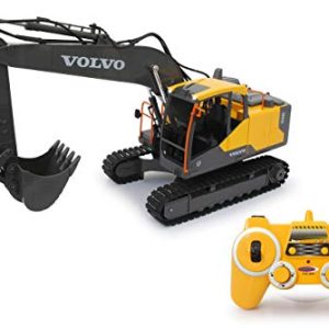 JAMARA 405055 Koparka Volvo EC160E 2,4 GHz realistyczne funkcje, każdy przegub sterowany indywidualnie, dźwięki, obrót wieży 660, tryb automatycznego czuwania, żółty JAMARA 405055 Koparka Volvo EC160E 2,4 GHz realistyczne funkcje, każdy przegub sterowany indywidualnie, dźwięki, obrót wieży 660, tryb automatycznego czuwania, żółty
