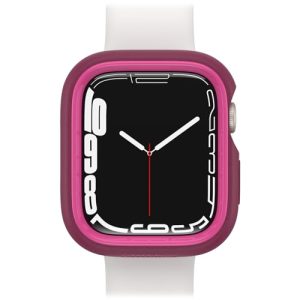 OtterBox Watch Bumper do Apple Series 9/8/7 45mm, odporne na wstrząsy, upadki, smukłe etui ochronne zegarek Watch, chroni wyświetlacz i krawędzie, Różowe OtterBox Watch Bumper do Apple Series 9/8/7 45mm, odporne na wstrząsy, upadki, smukłe etui ochronne zegarek Watch, chroni wyświetlacz i krawędzie, Różowe