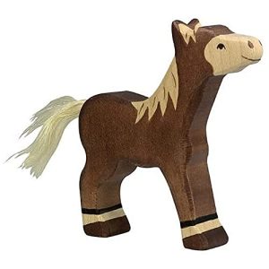 Holztiger 80042 Figurka Puchatek – Stojący – Ciemnobrązowy Holztiger 80042 Figurka Puchatek – Stojący – Ciemnobrązowy