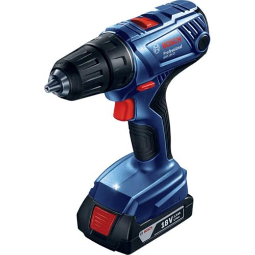 Bosch Professional System profesjonalny 18 V firmy : wiertarko wkrętarka akumulatorowa GSR 18V 21 (2 akumulatory 2,0 Ah + ładowarka GAL 40, walizka L BOXX 136)