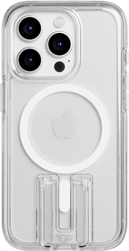Tech21 Evo Crystal Kick etui do iPhone’a 15 Pro kompatybilne z MagSafe ochronne na uderzenia białe Tech21 Evo Crystal Kick etui do iPhone’a 15 Pro kompatybilne z MagSafe ochronne na uderzenia białe