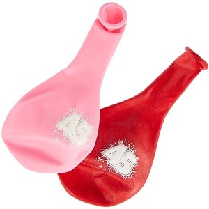Folat Balony na 45 urodziny 30 cm 8 sztuk Folat Balony na 45 urodziny 30 cm 8 sztuk