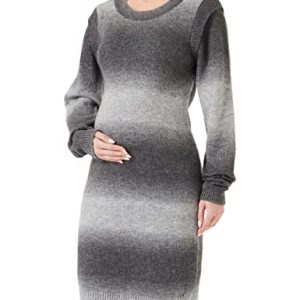 Supermom Damska sukienka z długim rękawem, czarna P090, XL Supermom Damska sukienka z długim rękawem, czarna P090, XL