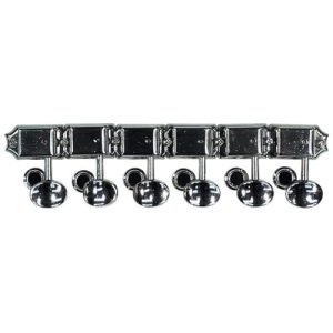 Fender® »AMERICAN VINTAGE STRAT®/TELE® TUNING MACHINES« zestaw mechaniczny do gitary elektrycznej, współczynnik 15:1 6 Si. Kolor: niklowany