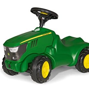 Rolly Toys 132072 Traktor Minitrac John Deere 6150R, ślizgacz dziecięcy, otwierana osłona silnika, półka pod maską kierownica z klaksonem (dla dzieci od 1,5 roku życia, kolor: zielony) Rolly Toys 132072 Traktor Minitrac John Deere 6150R, ślizgacz dziecięcy, otwierana osłona silnika, półka pod maską kierownica z klaksonem (dla dzieci od 1,5 roku życia, kolor: zielony)