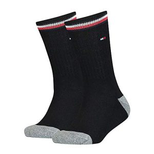 Tommy Hilfiger Skarpety dziecięce Iconic Kids’ Sports (2 sztuki), czarny, 31 Tommy Hilfiger Skarpety dziecięce Iconic Kids’ Sports (2 sztuki), czarny, 31