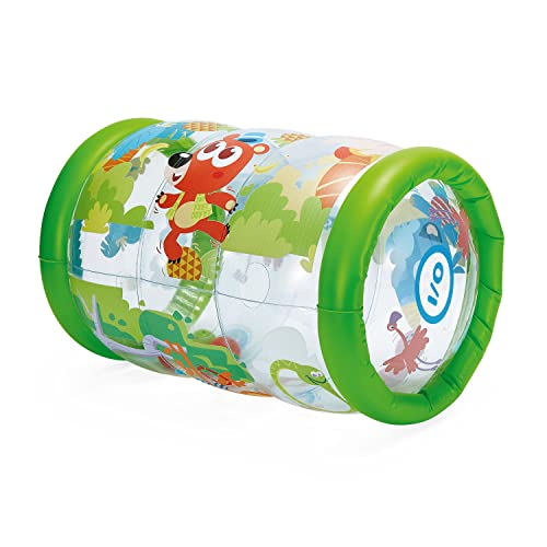 Chicco Jungle Musical Roller, Nadmuchiwany Walec do Raczkowania, Ewolucyjna Gra 2 w 1 Koordynacji, z Efektami Dźwiękowymi, Motywy Tematyczne Dżungli, Jasne Kolory, Gry dla dzieci 6 m 3 lata Chicco Jungle Musical Roller, Nadmuchiwany Walec do Raczkowania, Ewolucyjna Gra 2 w 1 Koordynacji, z Efektami Dźwiękowymi, Motywy Tematyczne Dżungli, Jasne Kolory, Gry dla dzieci 6 m 3 lata