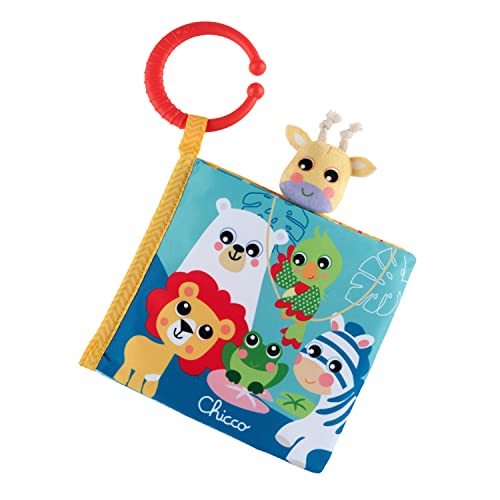 Chicco Książeczka Sensoryczna Miękka Zwierzątka 3M+ Chicco Książeczka Sensoryczna Miękka Zwierzątka 3M+