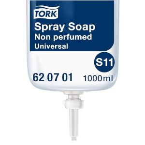 Tork Mydło w Sprayu S11, Bezzapachowe, 6 x 1000 ml, 620701 Tork Mydło w Sprayu S11, Bezzapachowe, 6 x 1000 ml, 620701