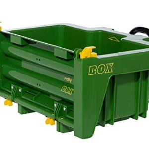 Rolly Toys RollyBox John Deere 408931 przyczepa do traktora (funkcja przechylania, kolor zielony, dla dzieci w wieku 3 10 lat, pedałowego) Rolly Toys RollyBox John Deere 408931 przyczepa do traktora (funkcja przechylania, kolor zielony, dla dzieci w wieku 3 10 lat, pedałowego)