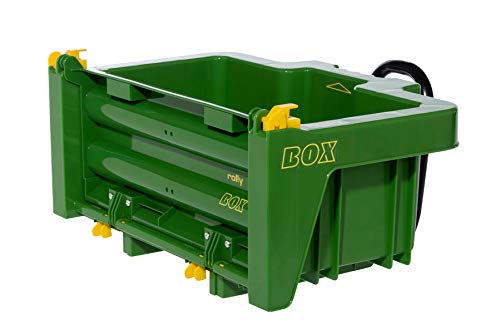 Rolly Toys RollyBox John Deere 408931 przyczepa do traktora (funkcja przechylania, kolor zielony, dla dzieci w wieku 3 10 lat, pedałowego) Rolly Toys RollyBox John Deere 408931 przyczepa do traktora (funkcja przechylania, kolor zielony, dla dzieci w wieku 3 10 lat, pedałowego)