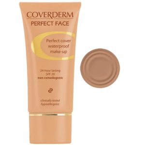 Coverderm Perfect Face wodoodporny makijaż FPS 20, 24 godziny, 30 ml, różne odcienie Coverderm Perfect Face wodoodporny makijaż FPS 20, 24 godziny, 30 ml, różne odcienie