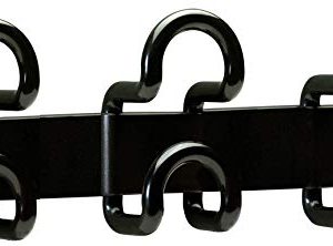 UNILUX 100340674 FIL potrójny hak garderobiany z tworzywa sztucznego w kolorze czarnym 380 x 146 mm do kapeluszy i płaszczy, mocowania na ścianie, szkoły, pracy domu UNILUX 100340674 FIL potrójny hak garderobiany z tworzywa sztucznego w kolorze czarnym 380 x 146 mm do kapeluszy i płaszczy, mocowania na ścianie, szkoły, pracy domu