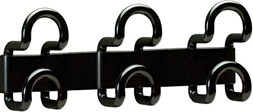 UNILUX 100340674 FIL potrójny hak garderobiany z tworzywa sztucznego w kolorze czarnym 380 x 146 mm do kapeluszy i płaszczy, mocowania na ścianie, szkoły, pracy domu UNILUX 100340674 FIL potrójny hak garderobiany z tworzywa sztucznego w kolorze czarnym 380 x 146 mm do kapeluszy i płaszczy, mocowania na ścianie, szkoły, pracy domu