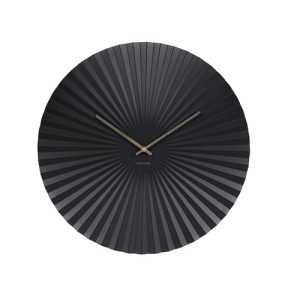 Karlsson KA5658BK Zegar ścienny Sensu czarny Ø 50 cm XL Karlsson KA5658BK Zegar ścienny Sensu czarny Ø 50 cm XL