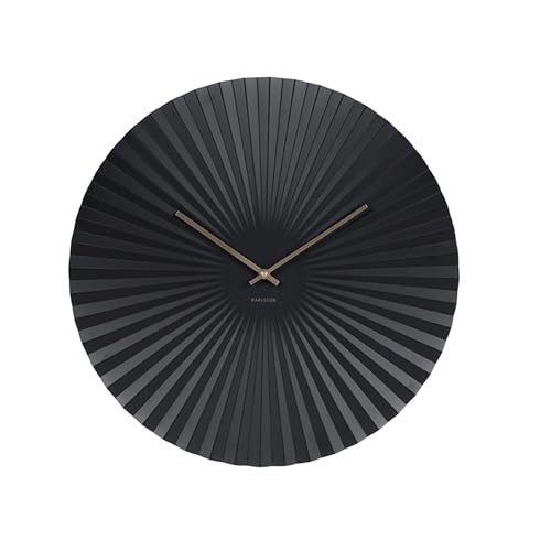 Karlsson KA5658BK Zegar ścienny Sensu czarny Ø 50 cm XL Karlsson KA5658BK Zegar ścienny Sensu czarny Ø 50 cm XL