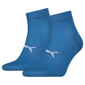 PUMA Skarpety typu Quarter, uniseks, 2 sztuki w opakowaniu, niebieski, 38 EU PUMA Skarpety typu Quarter, uniseks, 2 sztuki w opakowaniu, niebieski, 38 EU