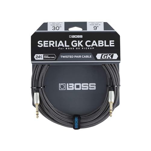 BOSS BGK 30, 9m Wysokowydajny kabel cyfrowy do syntezatorów gitarowych BOSS, kompatybilny z GM 800, GK 5, 5B, GKC AD i DA BOSS BGK 30, 9m Wysokowydajny kabel cyfrowy do syntezatorów gitarowych BOSS, kompatybilny z GM 800, GK 5, 5B, GKC AD i DA