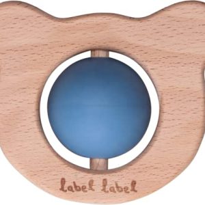 Label Bijtspeeltje Beer Blauw