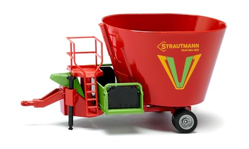 Siku 2450, Strautmann Paszowóz, 1:32, Metal,Tworzywo sztuczne, Czerwony, Mobilny wóz paszowy - obrazek 1