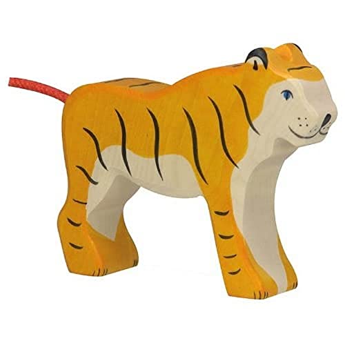 Holztiger Tygrys stojący – 80136 – figurka z drewna Holztiger Tygrys stojący – 80136 – figurka z drewna